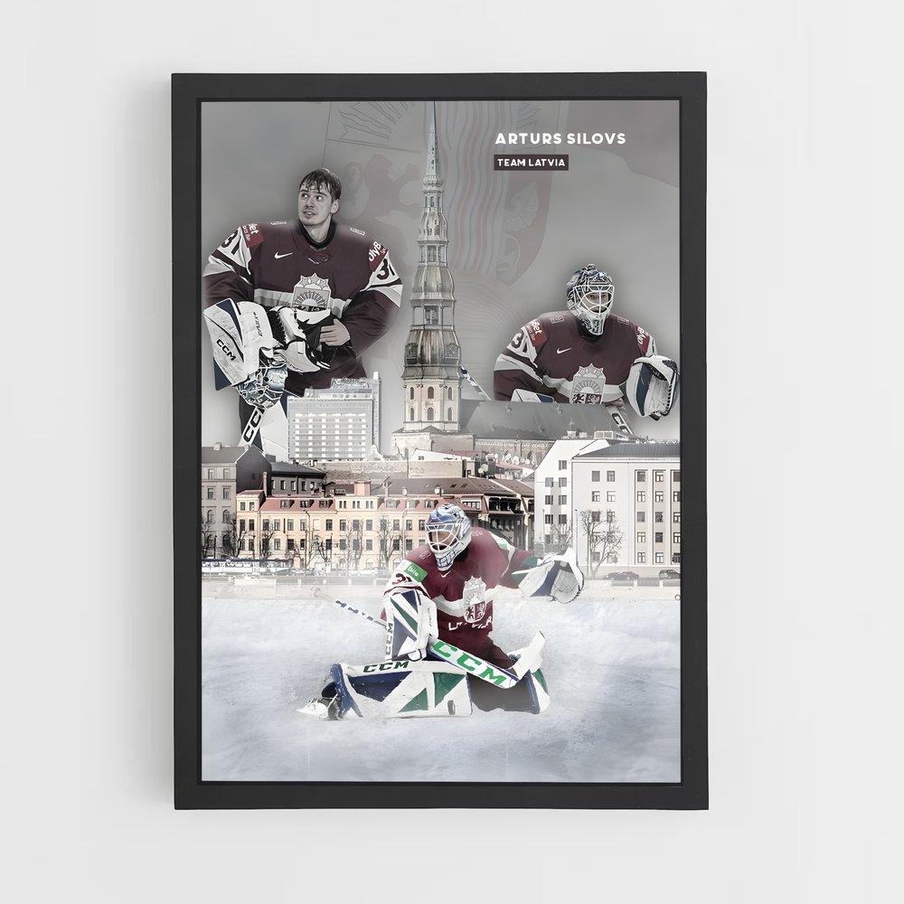 Poster Iihf world – affiche Hockey sur glace (vue 2)